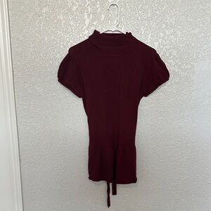Mossimo Supply Co. Burgundy Blouse